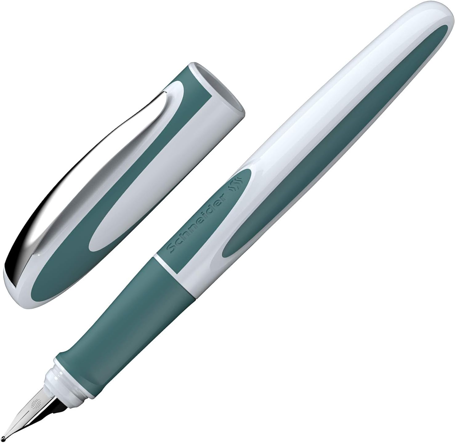 Stylo-Plume Schneider Ray Pour Droitiers | Pointe M+, Design Ergonomique - Idéal Pour Écoliers Et Débutants
