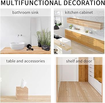 Stickers Rouleau En Pvc Film Autocollant Effet Bois Armoire Table Bureau Rabbitgoo Papier Peint Adhesif Decoratif Bois Pour Meuble Cuisine Impermeable 45 200cm Revetement Adhesif Meuble Cuisine Maison Decoration De