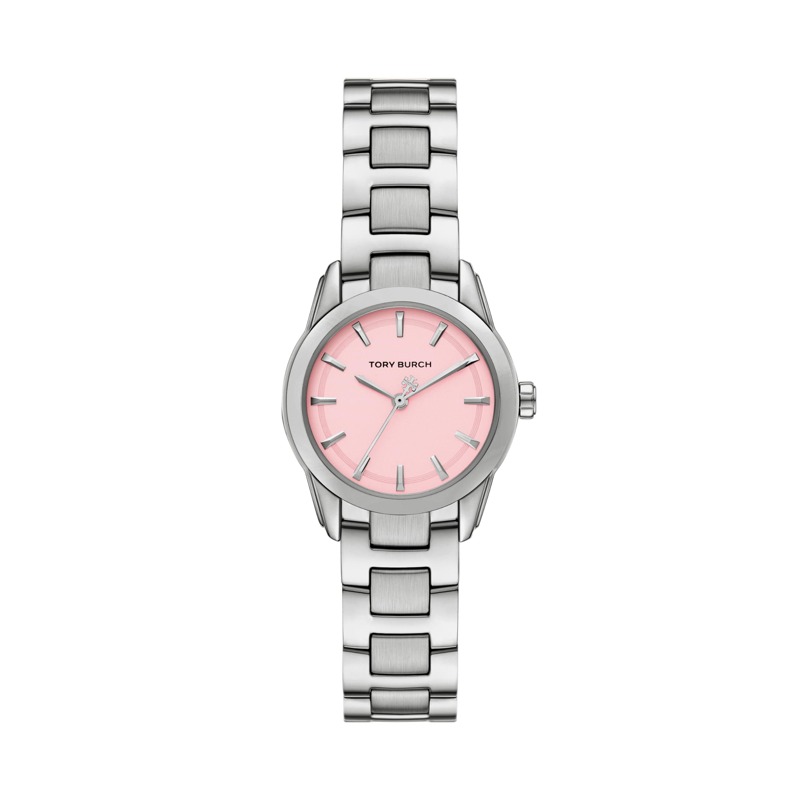 Tory Burch Women’s Small Miller Silver-Tone Stainless Steel Watch (Model: TBW9065)