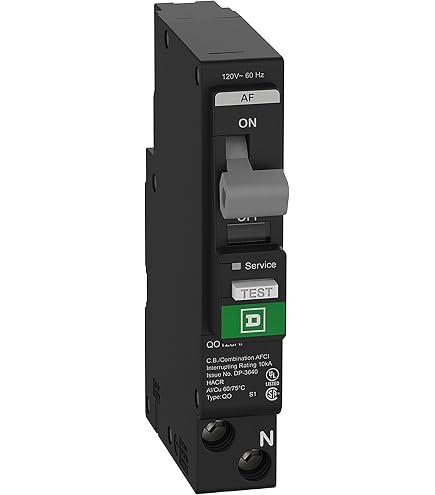 Schneider Electric QOB215VH Miniature Circuit Breaker - 240V 15A, 600V 80A, Molded Case, Single Pole