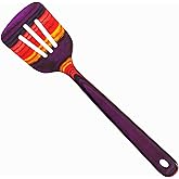Totally Bamboo Baltique Waikiki Collection 12-1/2" Wooden Slotted Spatula, Safe for Nonstick