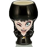 Geeki Tikis Cupful of Cute Mistress of the Dark Elvira Ceramic Mug | Party Cocktail Tumbler For Liquor and Beverages | Holds 18 Ounces