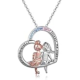 AOBOCO Sisters Necklace, Sisters Gifts from Sister, Birthday Jewelry Gift for Sister in Law