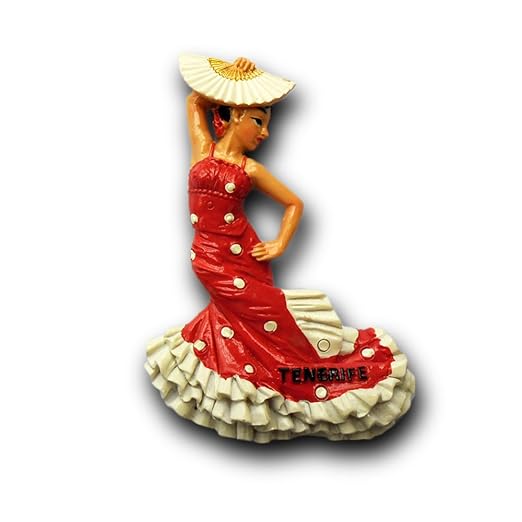 Imán para nevera Flamenco Dancer España 3D, hecho a mano, imán ...