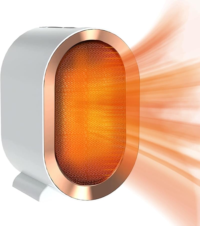Eidoct 1200W Portable Ceramic Heater Two Modes Overheat Protection Safe Energy