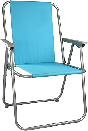 Asab Folding Garden Patio Spring Deck Chair With Arms