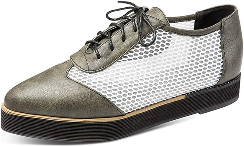 MIOKE Women�s Lace Up Flat Saddle Oxford