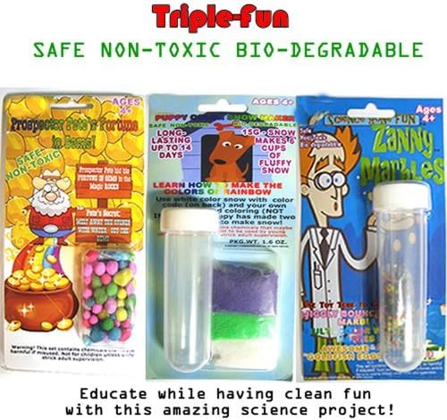 Science Gone Fun Brand Scientific Explorer Fun Chemistry Kit, Set Of 3