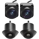 BY-J 360-Degree Panoramic Camera System for Android 3D 1080P Excellent Night Vision Parking Assist Kit with Mounting Accessories and Video Cables (360 Camera-1080P)