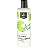 365 by Whole Foods Market, Volume &amp; Thickness Conditioner with Rice Protein &amp; Collagen, Rosemary Mint Scent, 16 Fl Oz