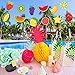 Anor Wishlife Tutti Frutti Party Supplies–Serves 16–Includes Paper Plates,Desrt Plates,Cups,Napkins,Balloon and Straw for Tropical Fruit Party,1st Birthday,Baby Shower,Picnic(151Pcs)