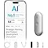 Plaud NotePin S AI Voice Recorder, Wearable AI Notetaker, AI Transcribe & Summarize, Support 112 Languages, 64GB Audio Record