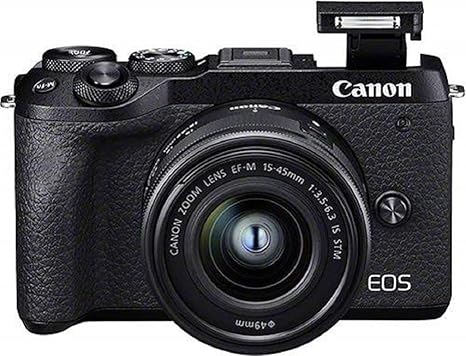 Canon EOS M6 Mark II - Cámara Mirrorless de 32.5 MP, Negro: Amazon ...
