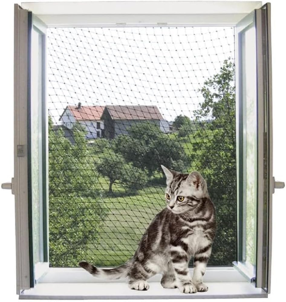 Kerbl Transparent Cat Safety Net, 2 x 3 m — image 1