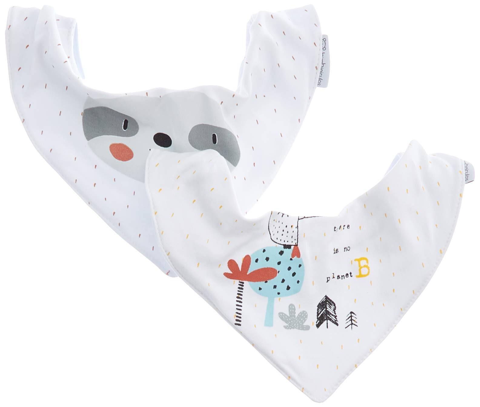 Bimbi Pack 2 Bibs Bandanas 506 Jungla 153 18 B/TECA Unisex - Baby Bibs