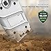 iPhone 8 Plus Case / iPhone 7 Plus Case - Zizo [Bolt Series] w/[iPhone 8 Plus Screen Protector ] Kickstand [Military Grade Drop Tested] Holster Clip White/Gray