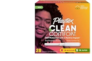 Playtex Clean Comfort Tampons Regular/Super Multipack 28ct
