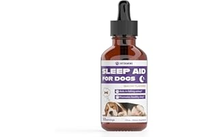 IVITAMINS Dog Sleep Aid | Sleep Aid for Dogs | Promotes Healthy, Restful Sleep in Dogs | Melatonin for Dogs | | Dog Calming | Calming for Dogs | Dog Melatonin | Dog Anxiety Relief | 1 fl oz: Bacon Flavor