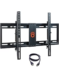 ECHOGEAR Tilting TV Wall Mount with Low Profile Design for 32-70 inch TVs - Eliminates Screen Glare with 15 Degrees of Smooth Tilt - Easy Install with All Hardware Included - EGLT1-BK