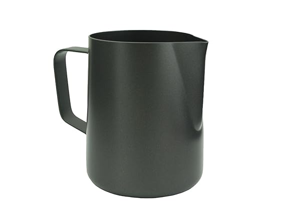 scarlet espresso | Milchkännchen »L'Art Modern Anthrazit« für Latte Art oder Cappuccino; aus 18/10 Edelstahl mit Antihaft-Bes