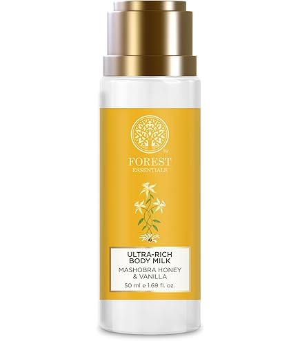 Amazon.com : Forest Essentials Ultra-Rich Body Milk Indian Rose
