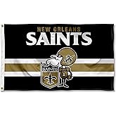 Saints Throwback Vintage Retro 3x5 Banner Flag
