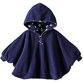 TSWRK Baby's Double-side Wear Cape Coat Snowsuit Warm Poncho for Girls Boys Toddlers(0-3Years)