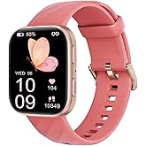 MorePro Health Fitness Tracker with 24/7 Heart Rate/Blood Pressure Monitor, Blood Oxy-gen/Sleep Tracking, 120+ Sports Activity Tracker, Smart Watch (Make/Answer Call) with Step Counter for Women Men