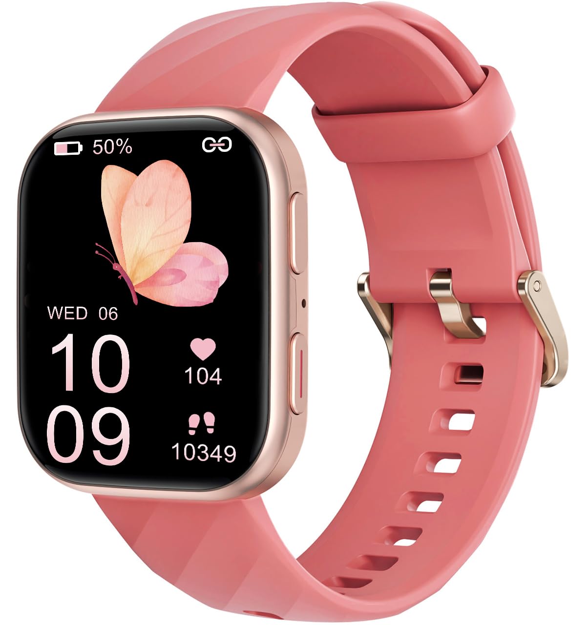 Photo 1 of MorePro Health Fitness Tracker with 24/7 Heart Rate/Blood Pressure Monitor, Blood Oxy-gen/Sleep Tracking, 120+ Sports Activity Tracker, Smart Watch (Make/Answer Call) with Step Counter for Women Men