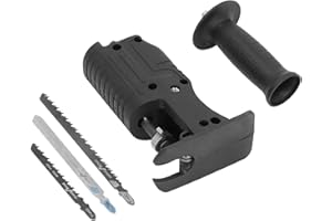 Electric Drill to Reciprocating Saw Adapter, Portable Drill Saw Attachment, Multifunction Reciprocating Saw Adapter with 3PCS
