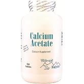 Dialyvite Calcium Acetate - 500 Tablets - Calcium Supplement for Dialysis