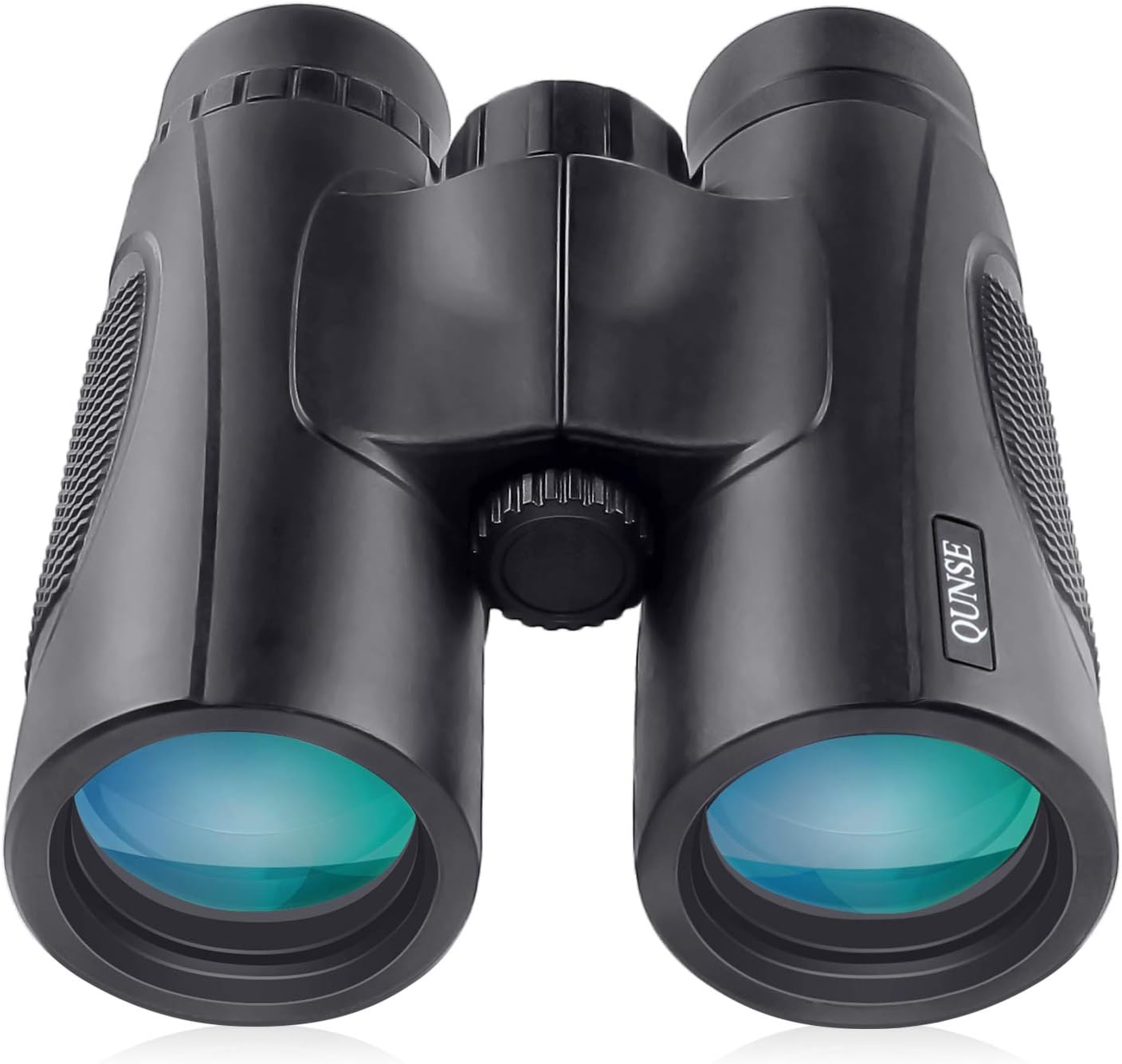 QUNSE Binoculars for Adults Kids, 10x42 Lightweight Waterproof Compact Binoculars with Low Light Night Vision, BAK4 Prism FMC Lens HD Clear View for Bird Watching, Hunting, Travel (10x42)