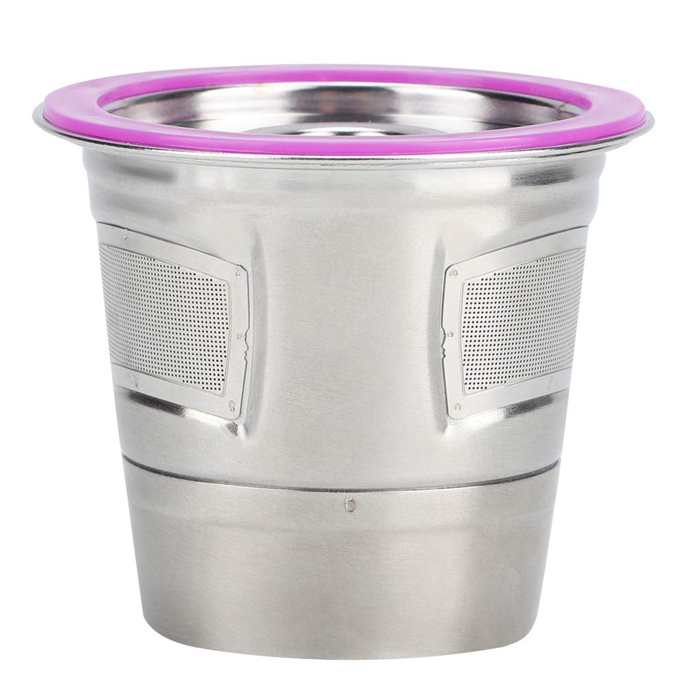 Filtro K-Cup reutilizable con cápsula de café Cápsulas reutilizables de  acero inoxidable Vainas con tapas reutilizables Compatible para KEURIG 2.0  para KEURIG 1.0 y MINI PLUS Filtros de café Filtros y repuestos