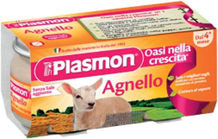 Plasmon baby food lamb 4x80gr