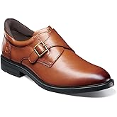 Nunn Bush Men's Kore Ez Hero Plain Toe Monk Strap Slip Resistant Easy-Off Lightweight Loafer