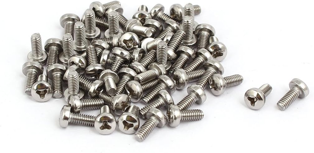 Aexit Edelstahl-Gewindestange M5 X 40 Mm – 304 Rostfrei, 50 Stück, Vollgewinde