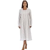 The 1 for U Womens Long Nightgowns - Nightgowns for Women, Henrietta 100% Cotton Gown