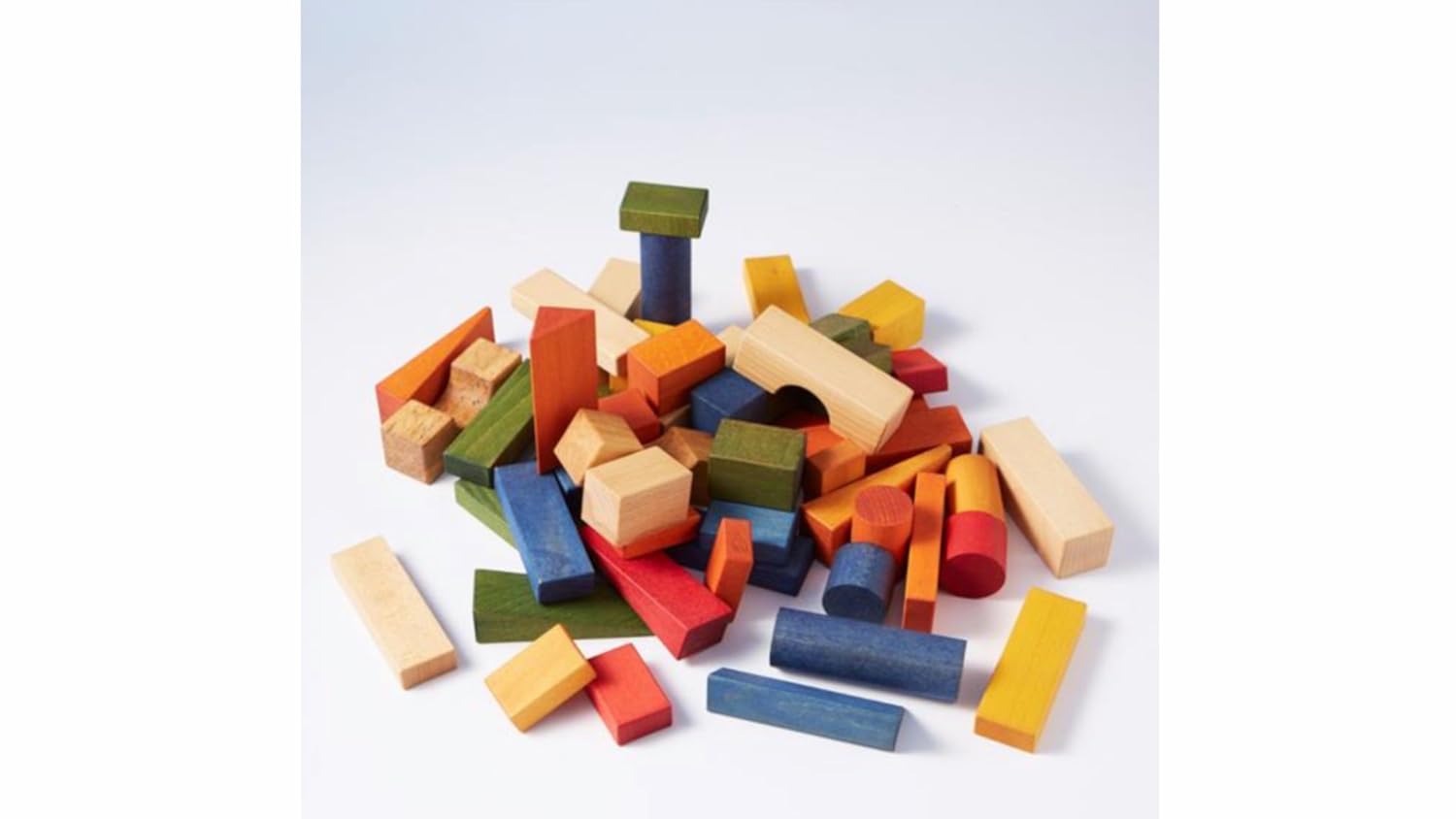 wooden story rainbow blocks