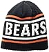 NFL Men's Chicago Bears OTS Thorsby Beanie Knit Cap, One Size,