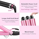 LAYADO 3 Barrel Hair Curler 25mm Waver Mermaid Waves With 210/180C Heat view 6