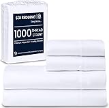 SGI 1000 Thread Count Egyptian Cotton King Sheet