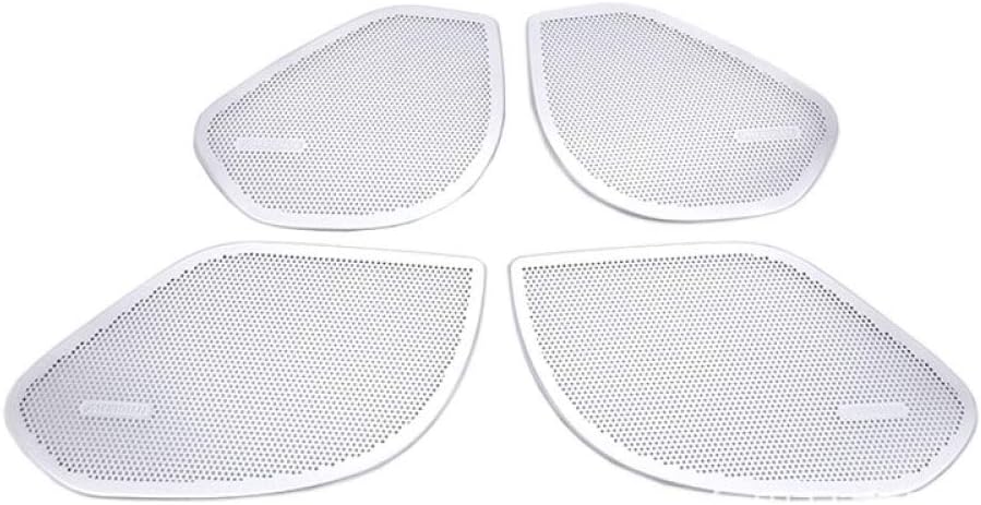 BANIKOP Car Metal Door Speaker Grille Mesk Cover Trim fit,For Jaguar F pace 2016-2018