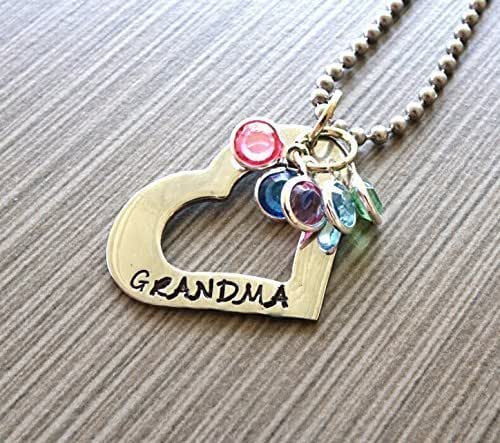 Amazon.com: Grandma Heart Necklace: Handmade