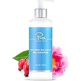 Pure Daily Care Natural Balance Gel Cleanser (8 Oz) - Gentle Refreshing Clinical-Grade Clean Beauty Daily Cleanser