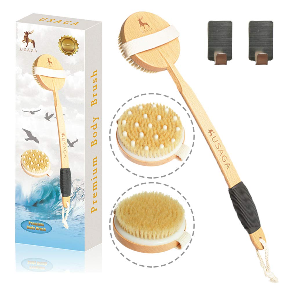 exfoliating brush for legs