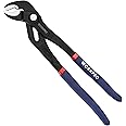 WORKPRO 12-Inch Groove Joint Pliers, Fast Adjust Tongue and Groove Pliers, V-Jaw Water Pump Pliers with Comfort Grips