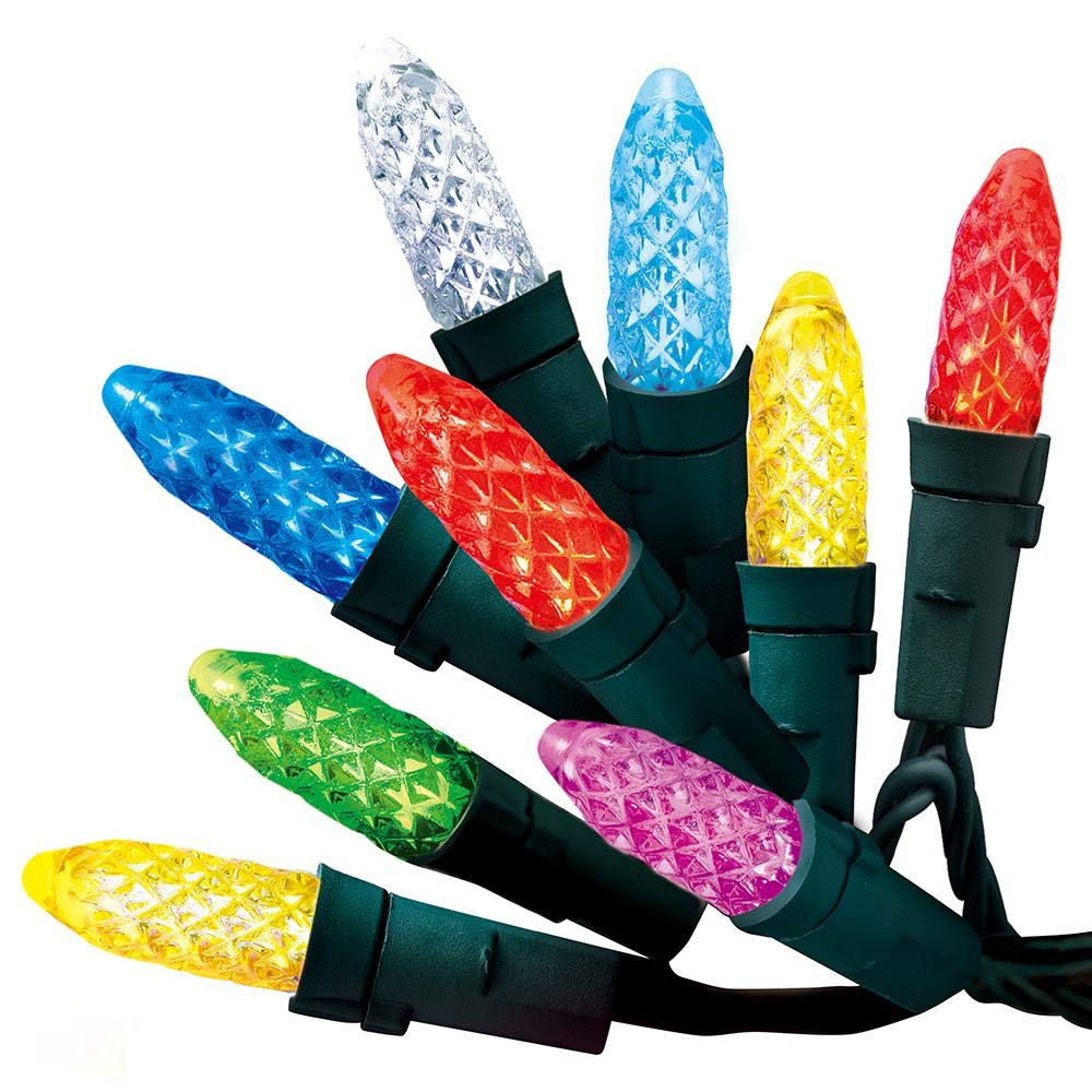 GE Color Effects 100 LED Count 33-ft Multi-Function Holiday String Lights