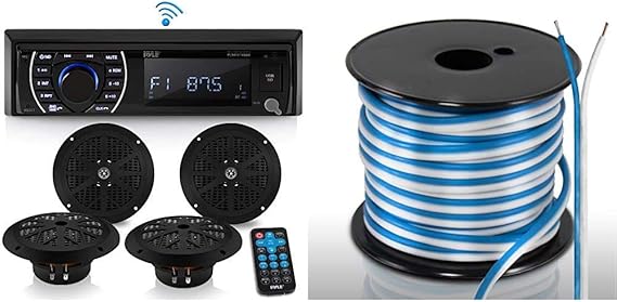 marine grade stereo and speakers