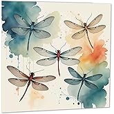 Dragonfly Greeting Card Birthday Card 145 x 145mm