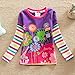 NEAT Kid Girl Cotton Flower Stripe Long Sleeve T Shirt Tee L328 For 2-6 Years